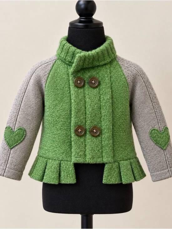 From sea to country Other - Lambs Wool and Cashmere Baby Cardigan